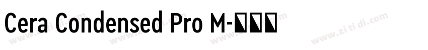 Cera Condensed Pro M字体转换